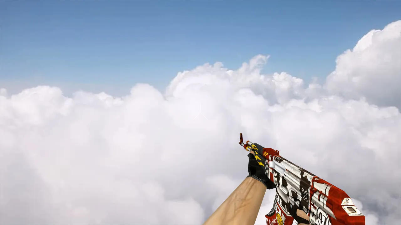 Скриншот Default AK-47 Demolition Derby v_ p_ w_ модель для CS 1.6: звуки, осмотр, текстуры и настройка