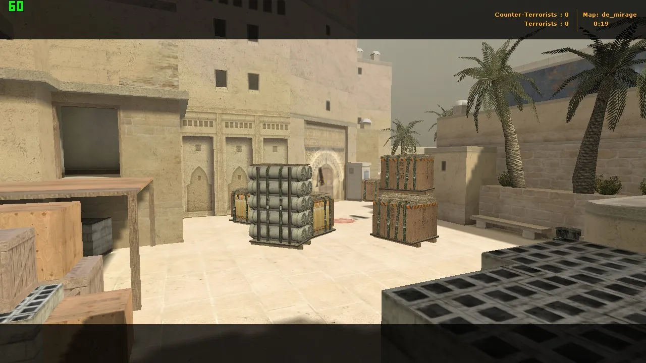 Скриншот Карта cso_mirage для CS 1.6: точки, тактика за CT/T, .nav для ботов, оптимизация wpoly/epoly