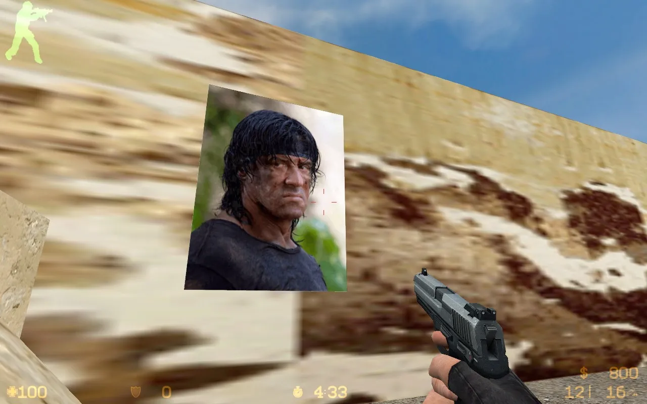 Скриншот  Карта de_rambo для CS 1.6 - Тактические возможности и оптимизация