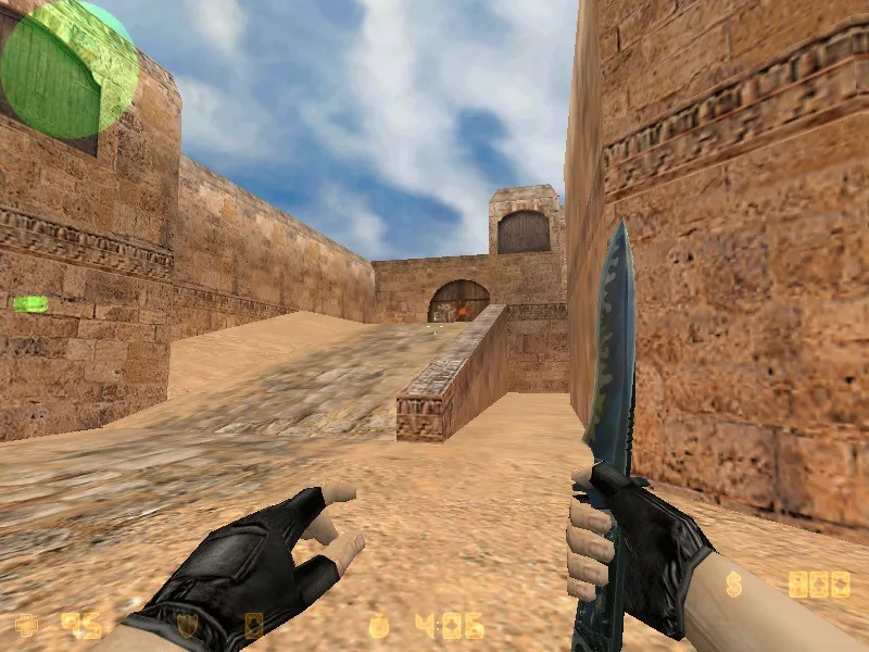 Скриншот  de_dust2_largo_ma_medio — DE карта для CS 1.6, точки под лонг и мид, .nav для ботов, оптимизация