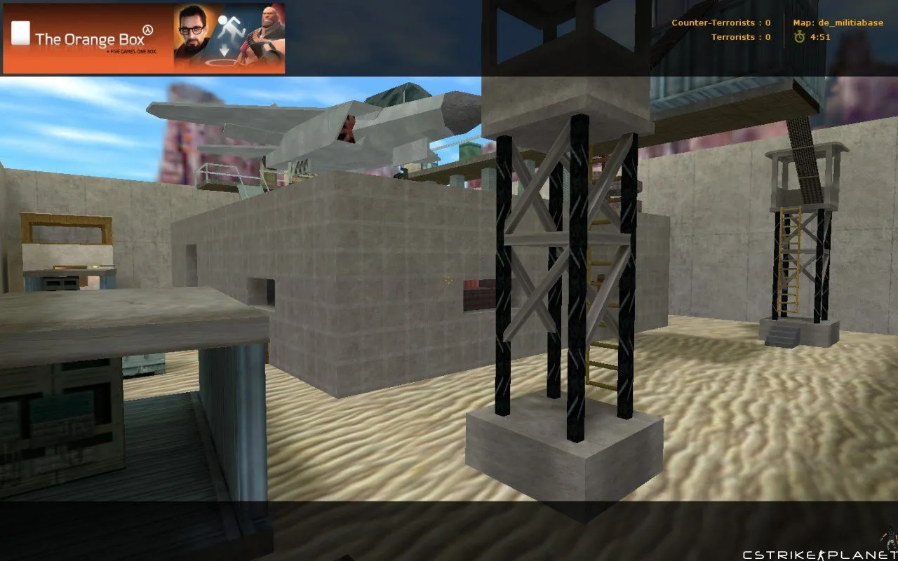 Скриншот Карта «de_militiabase» для CS 1.6