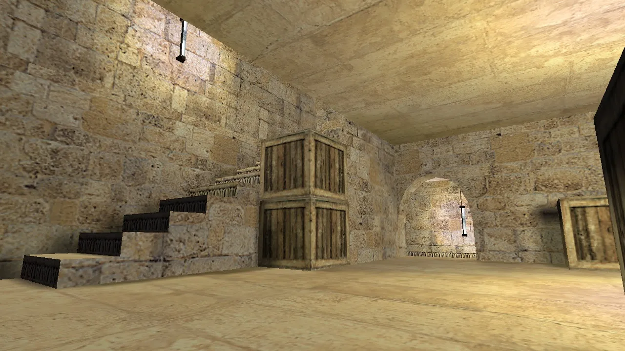 Скриншот  de_dust2020 — карта для CS 1.6: баланс сторон, точки под клатчи, оптимизация wpoly/epoly