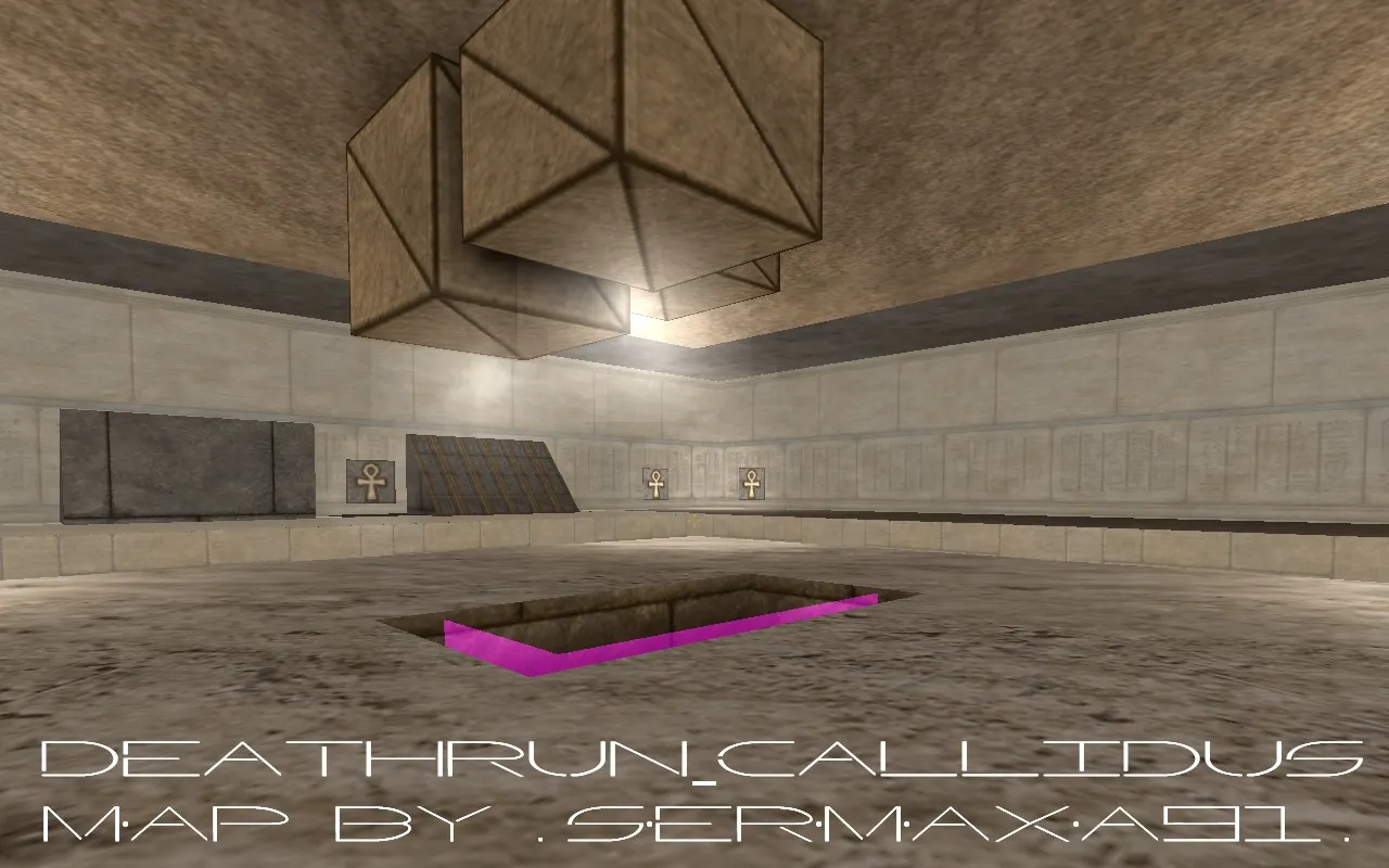 Скриншот  deathrun_callidus для CS 1.6: тактика за терр и CT, точки, .nav, оптимизация карты