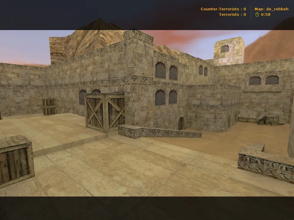 Скриншот  Карта de_rebbeh для CS 1.6: Обзор и тактика