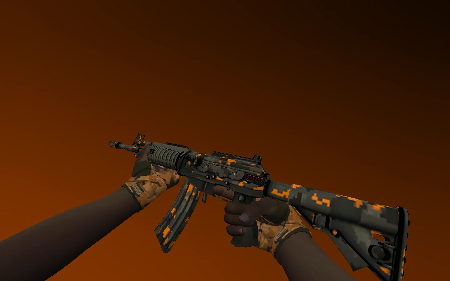 Скриншот  Пак с перчатками «Обмотки рук | Пустошь» для CS 1.6: v_ и p_ модели, звуки, анимация осмотра, текстуры