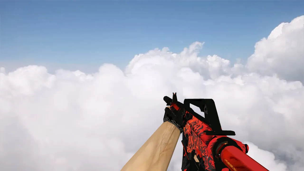 Скриншот Модель M4A1 «Вой» для CS 1.6: v_m4a1, p_m4a1, w_m4a1, звук, анимация осмотра, качество текстур