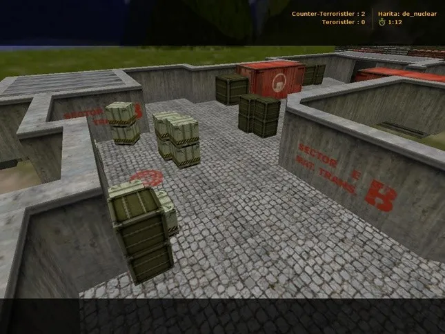 Скриншот Карта «de_nuclear» для CS 1.6: Обзор и Тактики
