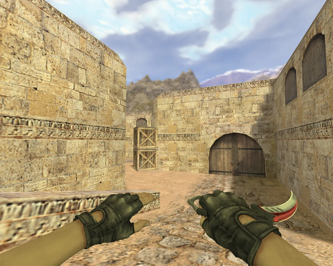 Скриншот Модель ножа «Керамбит Автотроника» v_ / p_ / w_ для CS 1.6: звуки, анимации, качество текстур