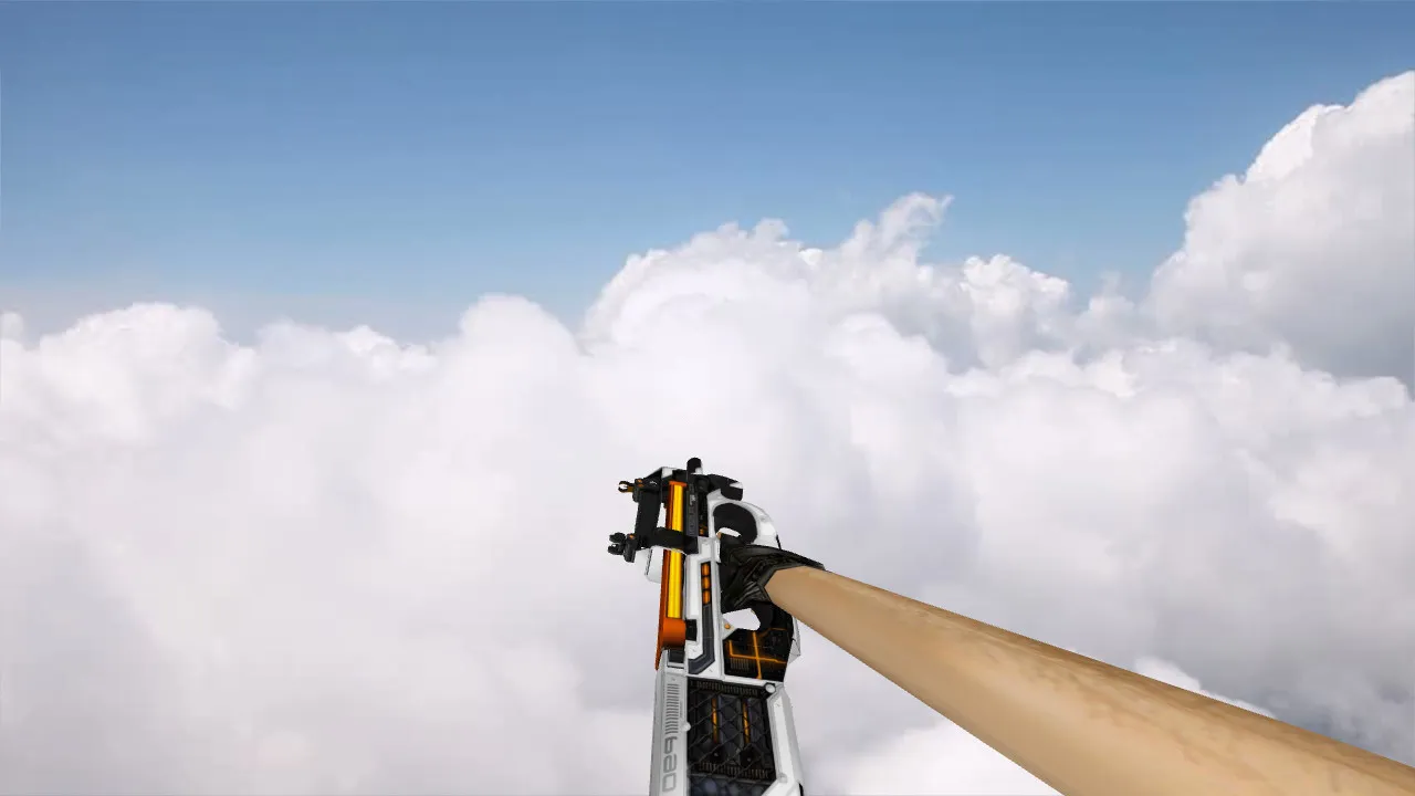 Скриншот Модель «P90 Fusion» для CS 1.6: уникальный визуальный стиль