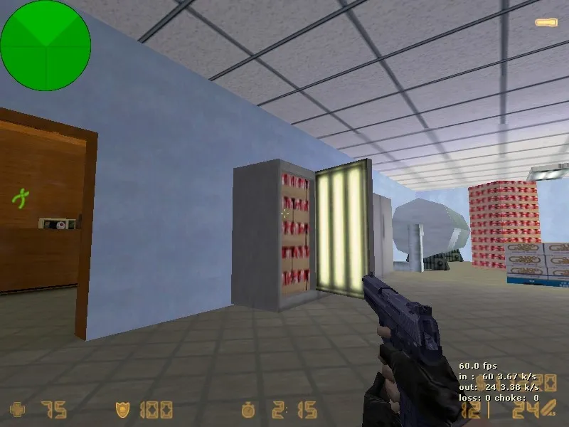 Скриншот  Карта «7lep» для CS 1.6: тактические точки, баланс сторон, .nav и оптимизация под стабильный FPS