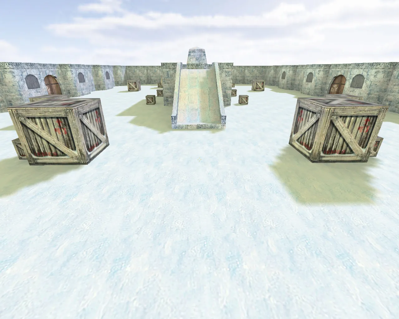 Скриншот  Карта awp_india_snow для CS 1.6: дальние линии, AWP точки и контроль раундов