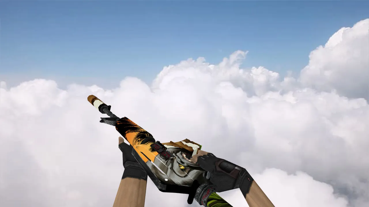 Скриншот Модель M4A1 Gorilla v_ модели для CS 1.6: звуки, анимация осмотра, качество текстур и настройка