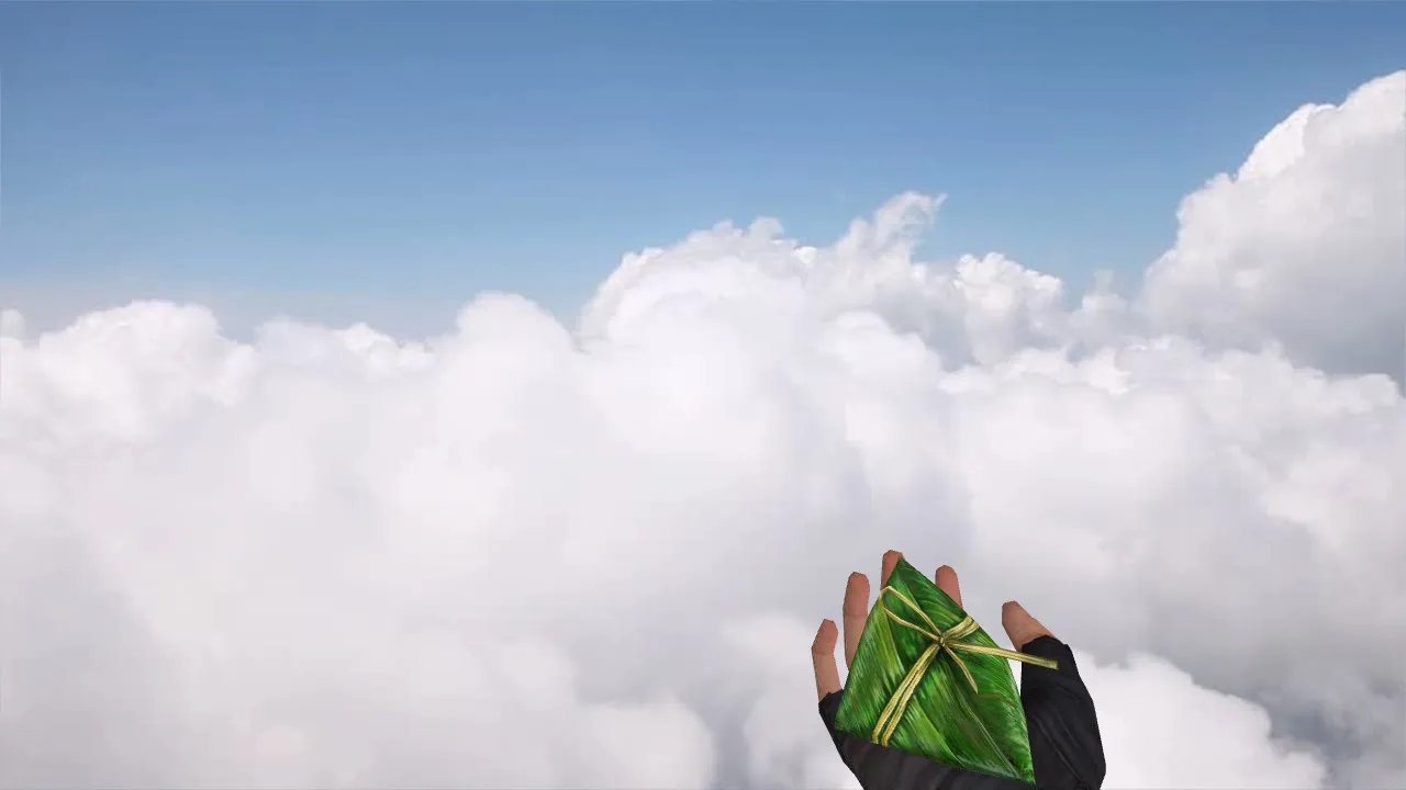 Скриншот Модель «CSO Zongzi Grenade» v_ для CS 1.6: звуки, анимация осмотра, качество текстур