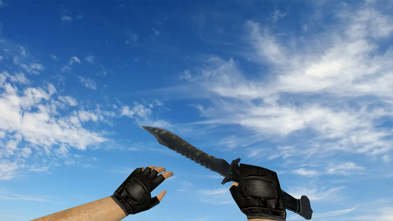 Скриншот Модель ножа v_ для CS 1.6: «Classic Offensive» — p_ w_ модели, звуки, анимация осмотра и качество текстур