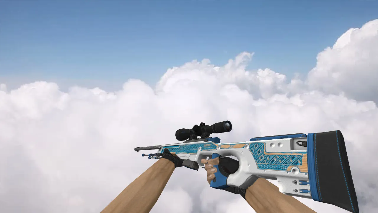 Скриншот Модель AWP Sea Motive для CS 1.6 - Оружие с уникальным стилем