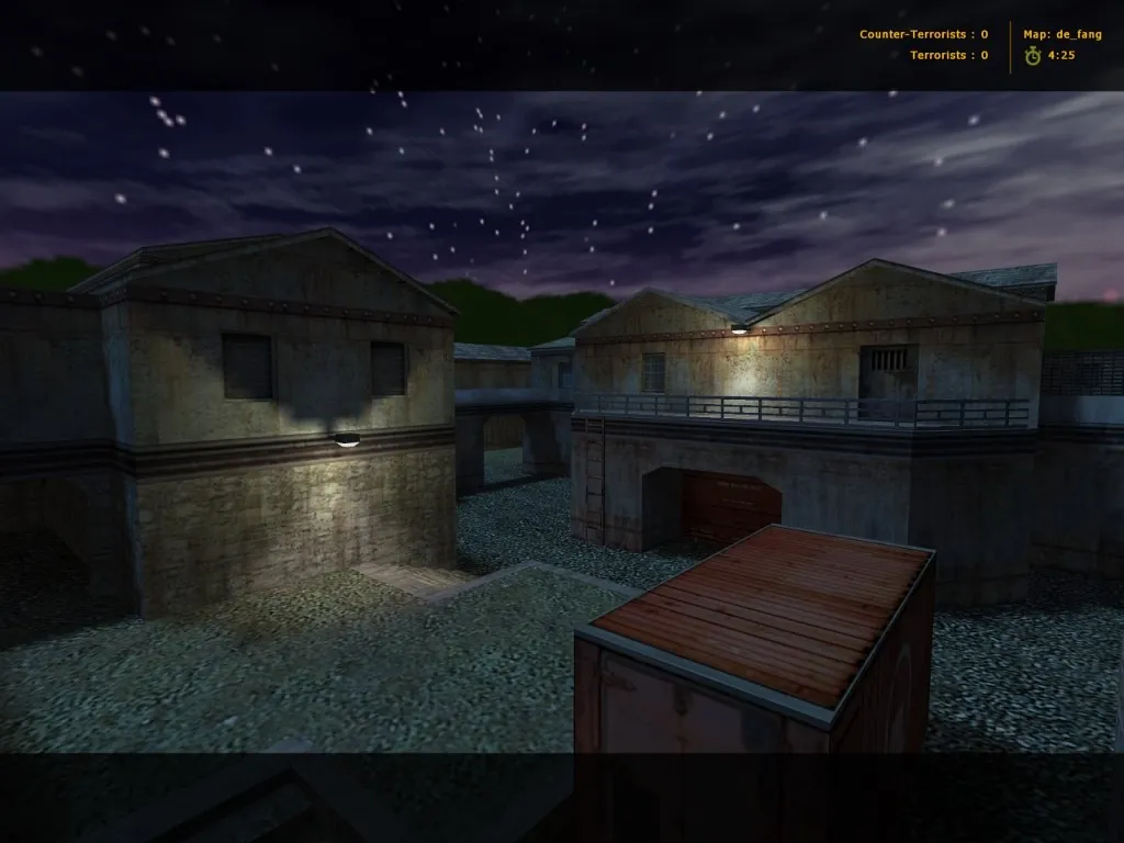 Скриншот  de_fang для CS 1.6: тактика за Т и КТ, точки контроля, оптимизация и .nav для ботов