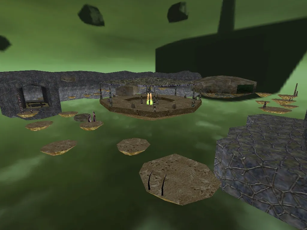 Скриншот  deathrun_xen_world_b6 для CS 1.6: тактика, точки, боты (.nav) и оптимизация wpoly/epoly