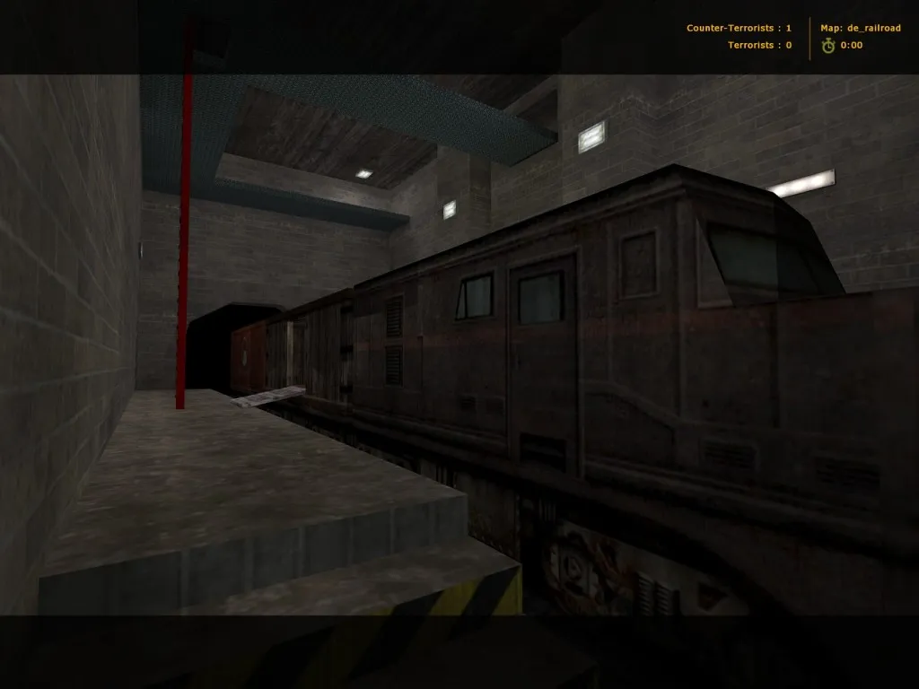 Скриншот Карта de_railroad для CS 1.6: Подробное описание и тактики