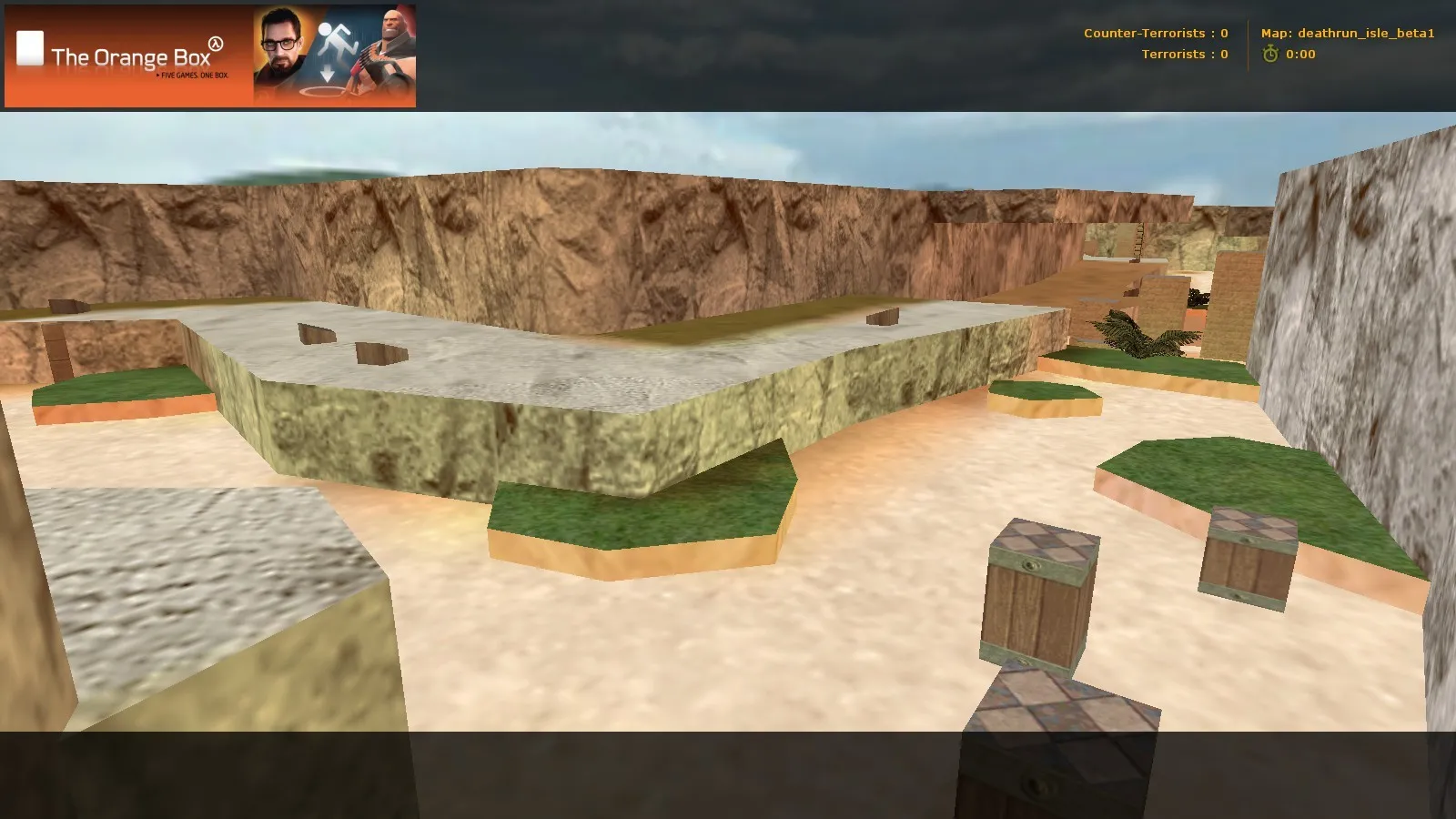 Скриншот  deathrun_isle_beta1 для CS 1.6: точки, ход игры, .nav, оптимизация wpoly/epoly