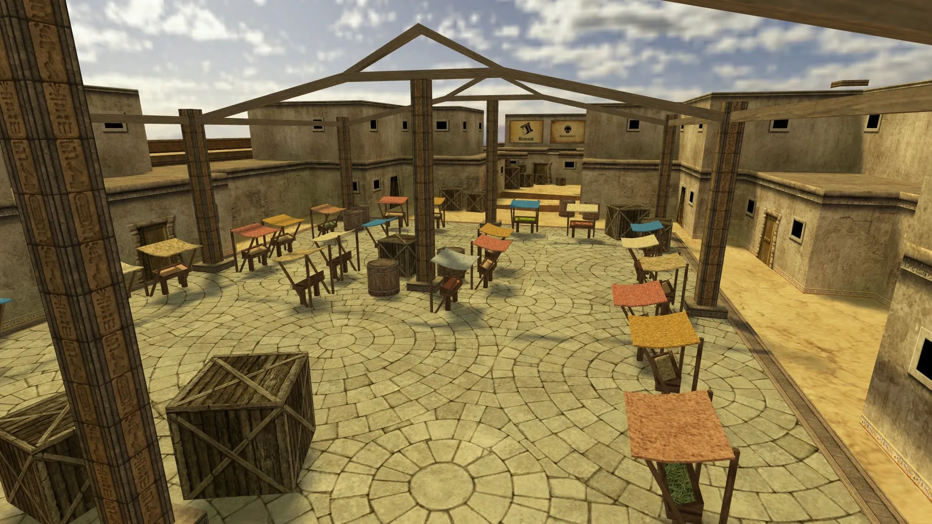 Скриншот  deathrun_metropolis_beta1 для CS 1.6 — карта deathrun, точки, .nav, оптимизация и настройка ботов