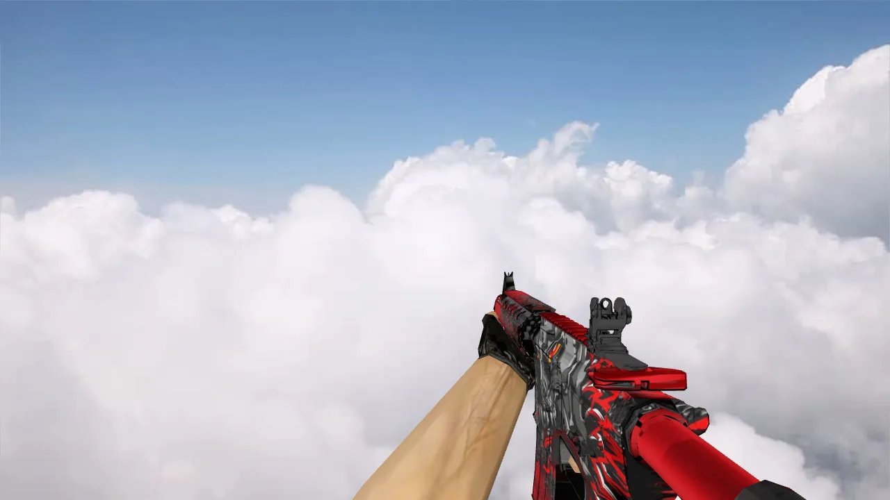 Скриншот Модель M4A4 Tokolosi v_ модели, p_ модели, w_ модели для CS 1.6: звуки, анимация осмотра и текстуры