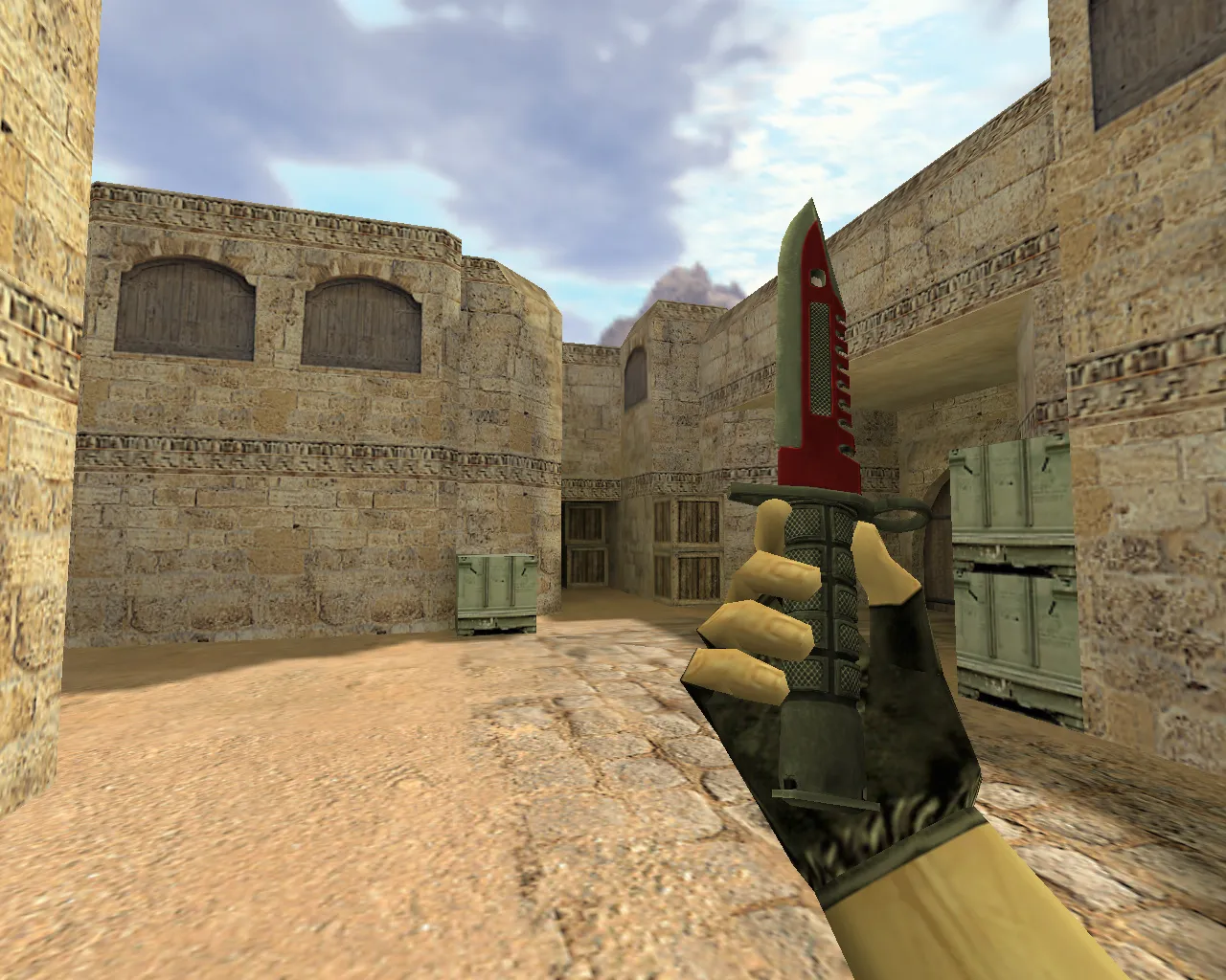 Скриншот Штык-нож M9 Автотроника v_model ножа для CS 1.6: p_ и w_ модели, звук, осмотр и текстуры