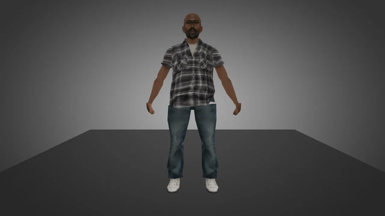 Скриншот Модель «GTA SA Neighbor» для CS 1.6 - Уникальный скин для вашего игрока