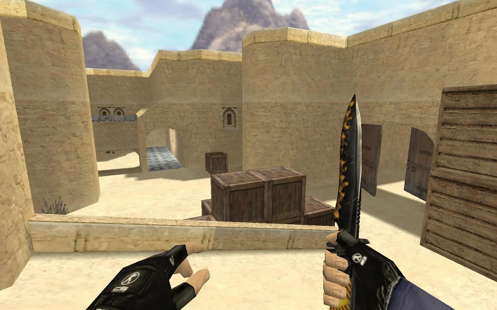 Скриншот  Карта de_sandman для CS 1.6: Технический обзор и стратегии