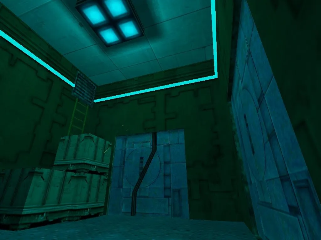 Скриншот  deathrun_vlab для CS 1.6: карта Deathrun, раунды, точки, .nav и оптимизация (wpoly/epoly)