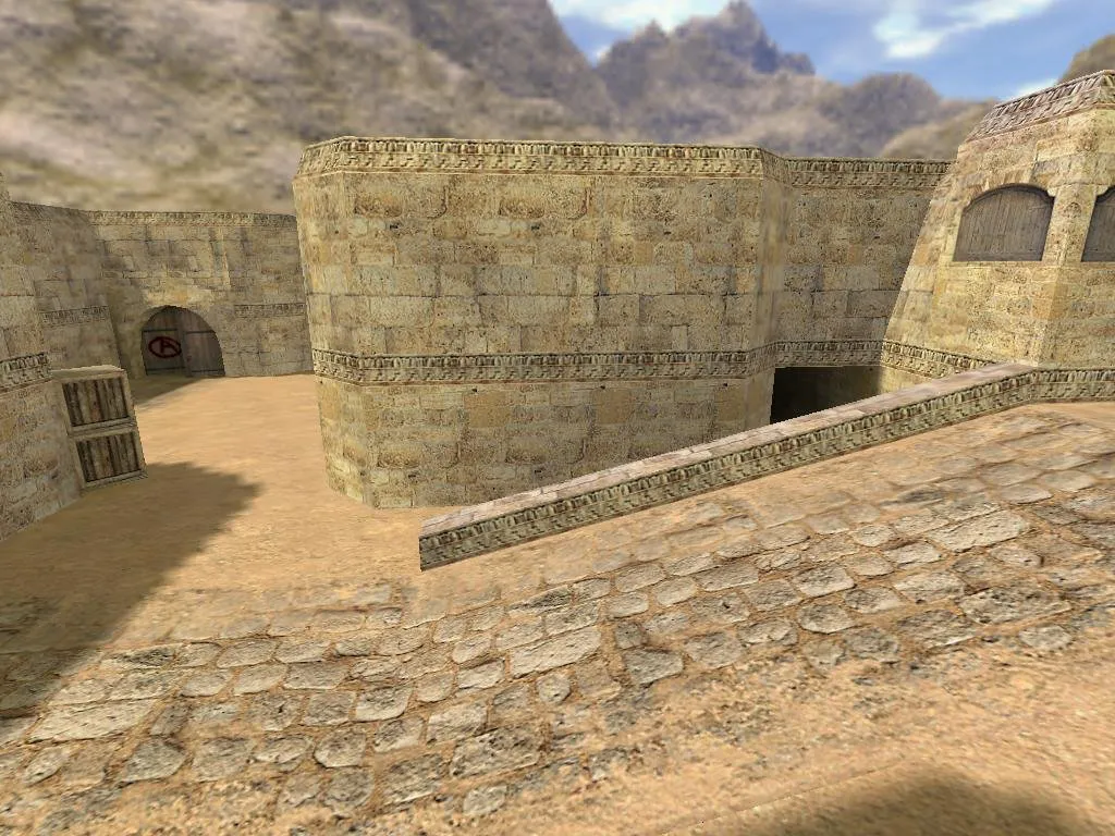 Скриншот  Карта lethal_de_dust2_mirror для CS 1.6 - Погрузитесь в тактические бои