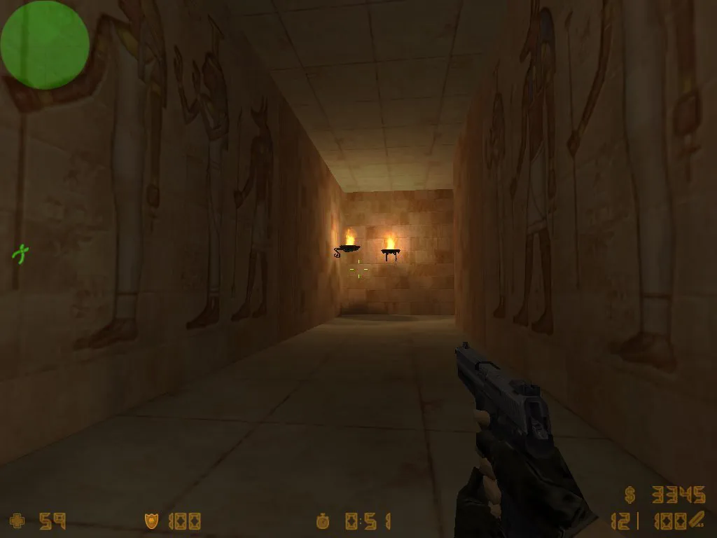 Скриншот  Карта de_temple_aegypt для CS 1.6 – Тактические возможности и детали