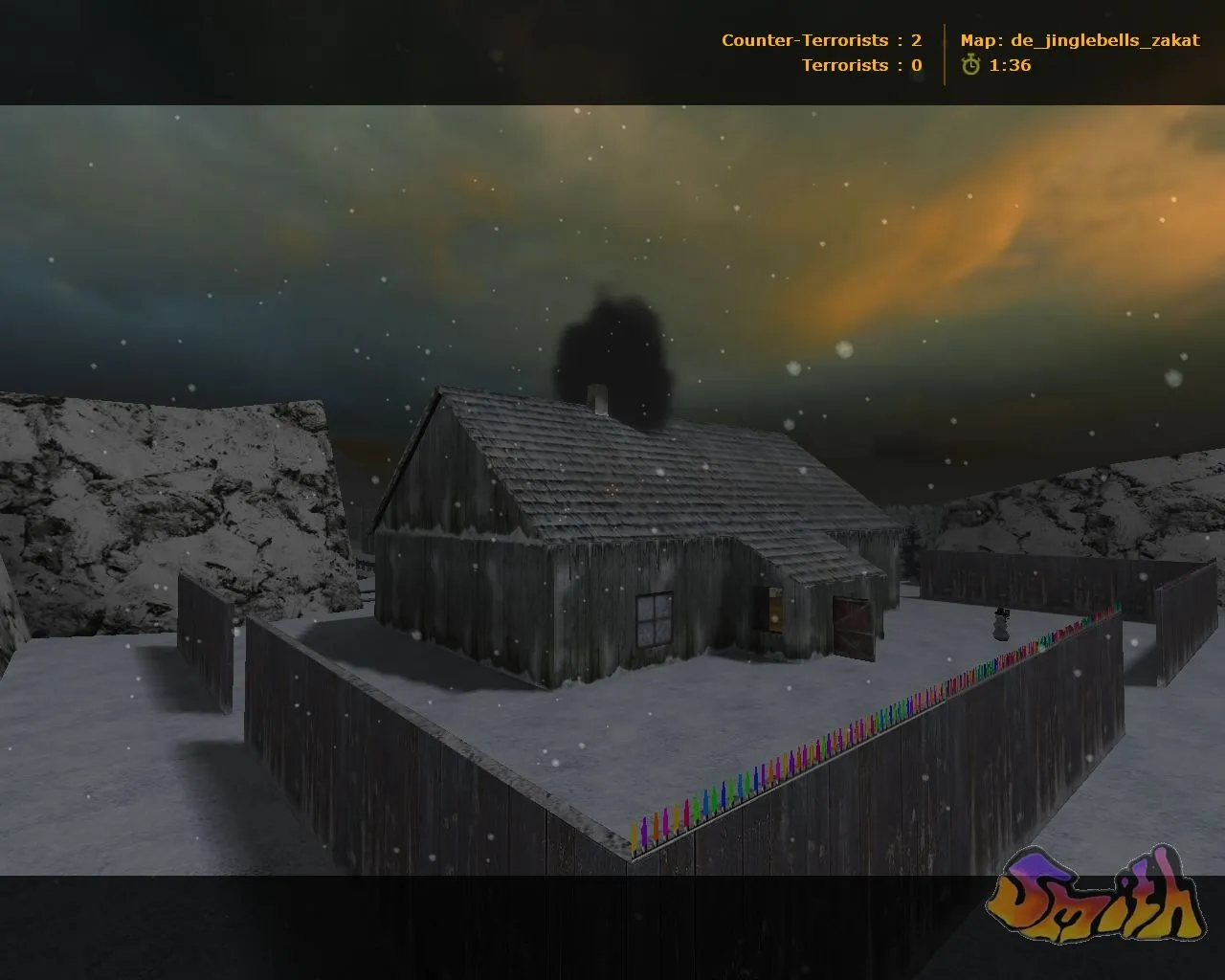 Скриншот Карта «de_jinglebells_zakat» для CS 1.6