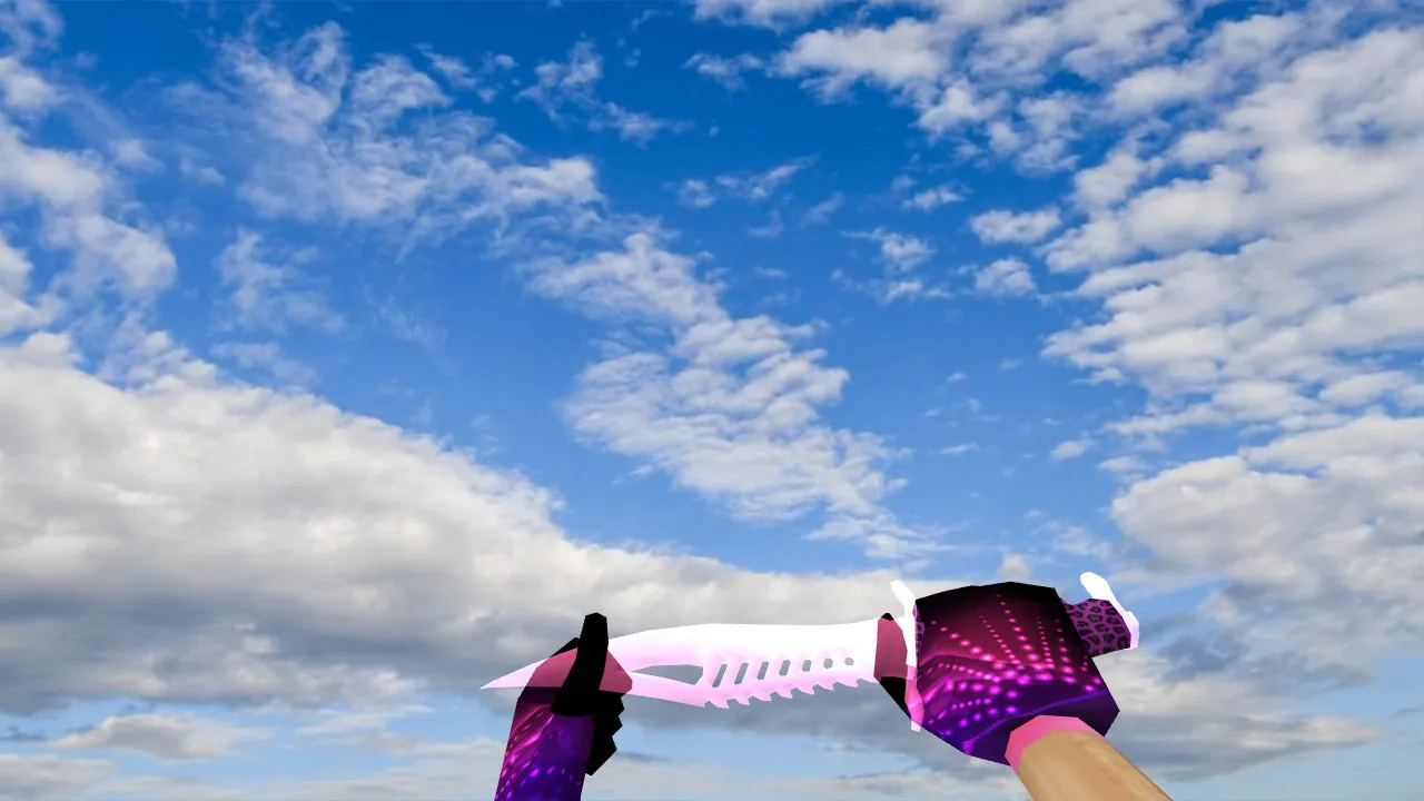 Скриншот Модель ножа Nautilus Knife BeBe v_ для CS 1.6: p_ w_ звуки, анимация осмотра и текстуры