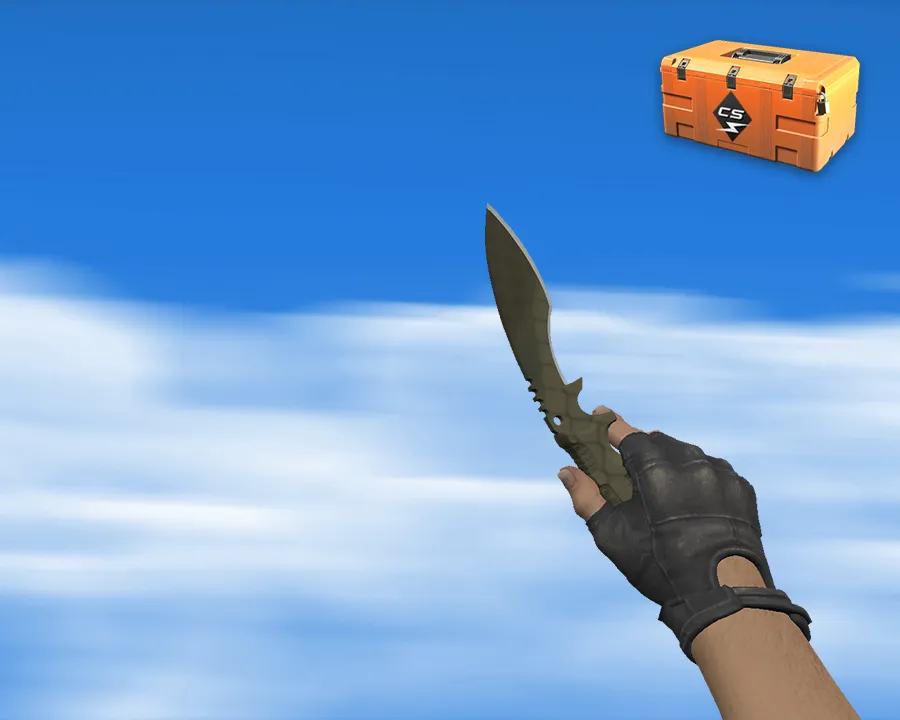 Скриншот Кукри | Африканская сетка (Safari Mesh) v_ p_ w_ модели для CS 1.6: звуки, осмотр, качество текстур и настройка