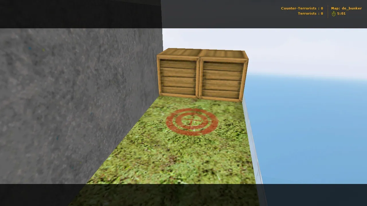 Скриншот  de_bunker для CS 1.6: спавны, точки, .nav для ботов и оптимизация карты