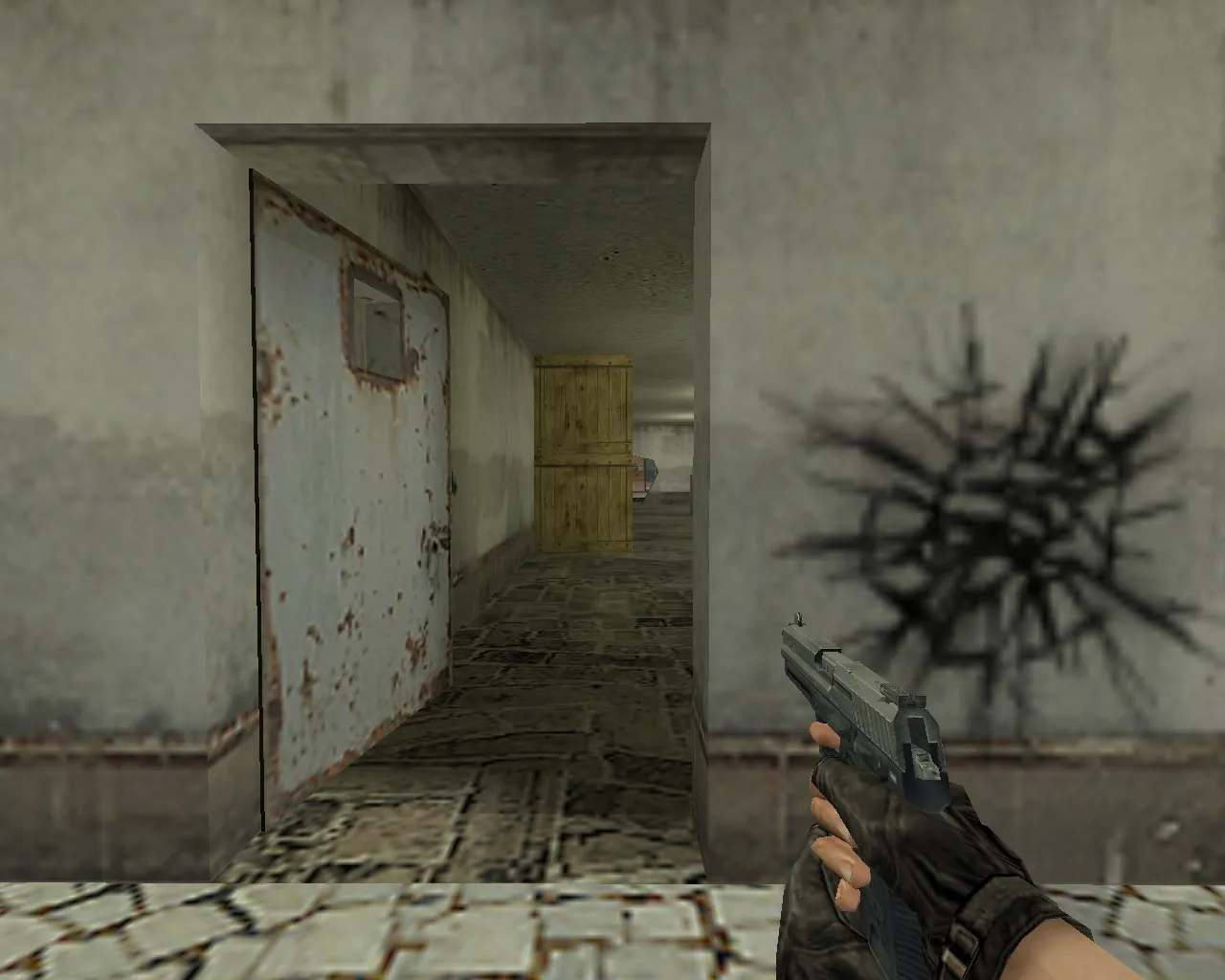 Скриншот  de_bronxdust2_xnetam — DE карта для CS 1.6: тёмные углы, точки под плент, .nav и оптимизация