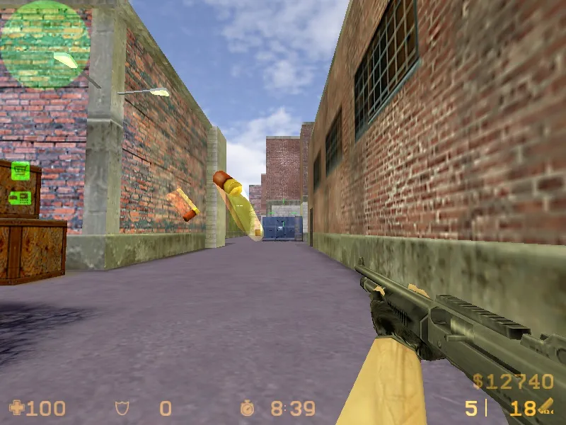 Скриншот  Dinamic Shells: модель гильз для CS 1.6 с анимацией осмотра, звуками и точной графикой