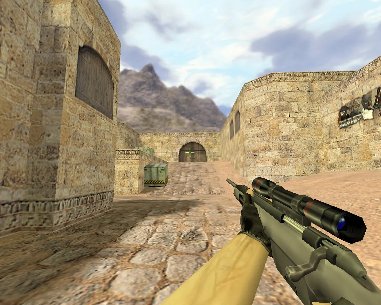 Скриншот Модель «Scout с прицелом-крестиком» для CS 1.6 - Чистый билд