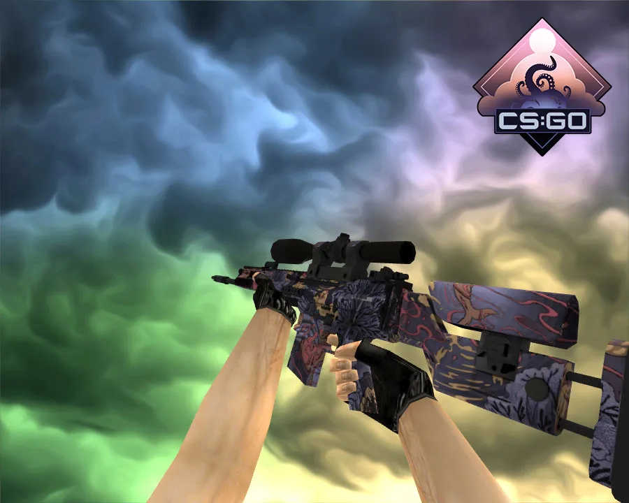 Скриншот  Пак скинов «Грёзы и кошмары» для CS 1.6: v_, p_, w_ модели, текстуры и настройка оружия