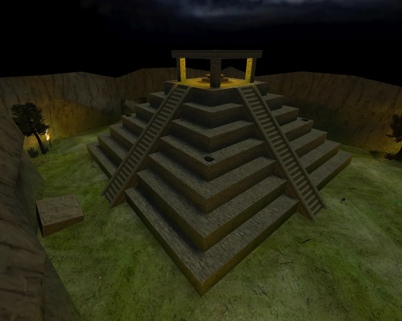 Скриншот  fy_aztecfun — FY карта для CS 1.6: тактические точки, баланс сторон, .nav для ботов и оптимизация