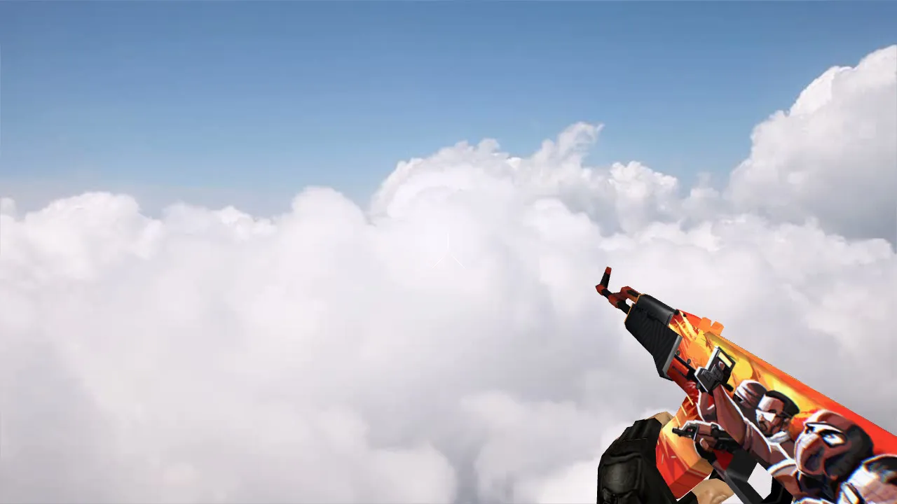 Скриншот Модель «Default AK-47 Propaganda» v_ и p_ для CS 1.6: звуки, осмотр, текстуры, качество