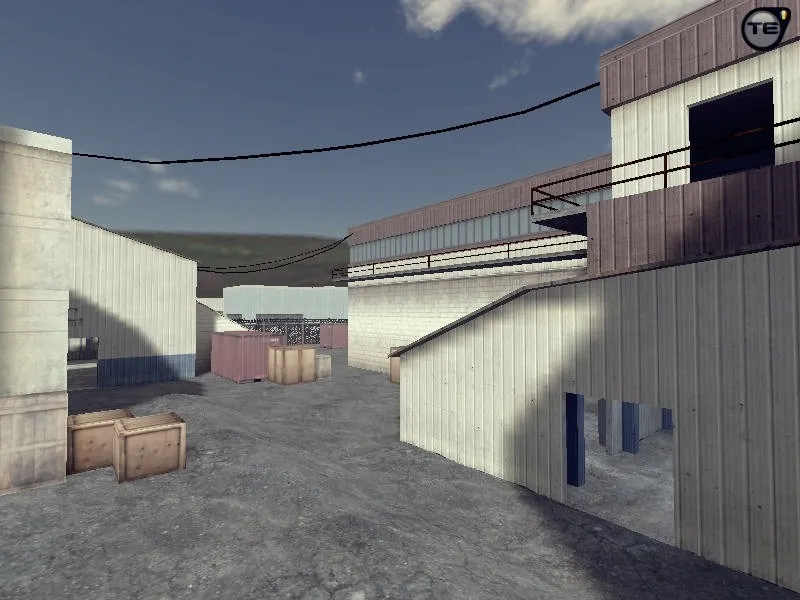 Скриншот Карта css_nuke2x2 для CS 1.6: баланс сторон, точки под AWP и SMG, .nav для ботов, оптимизация wpoly/epoly