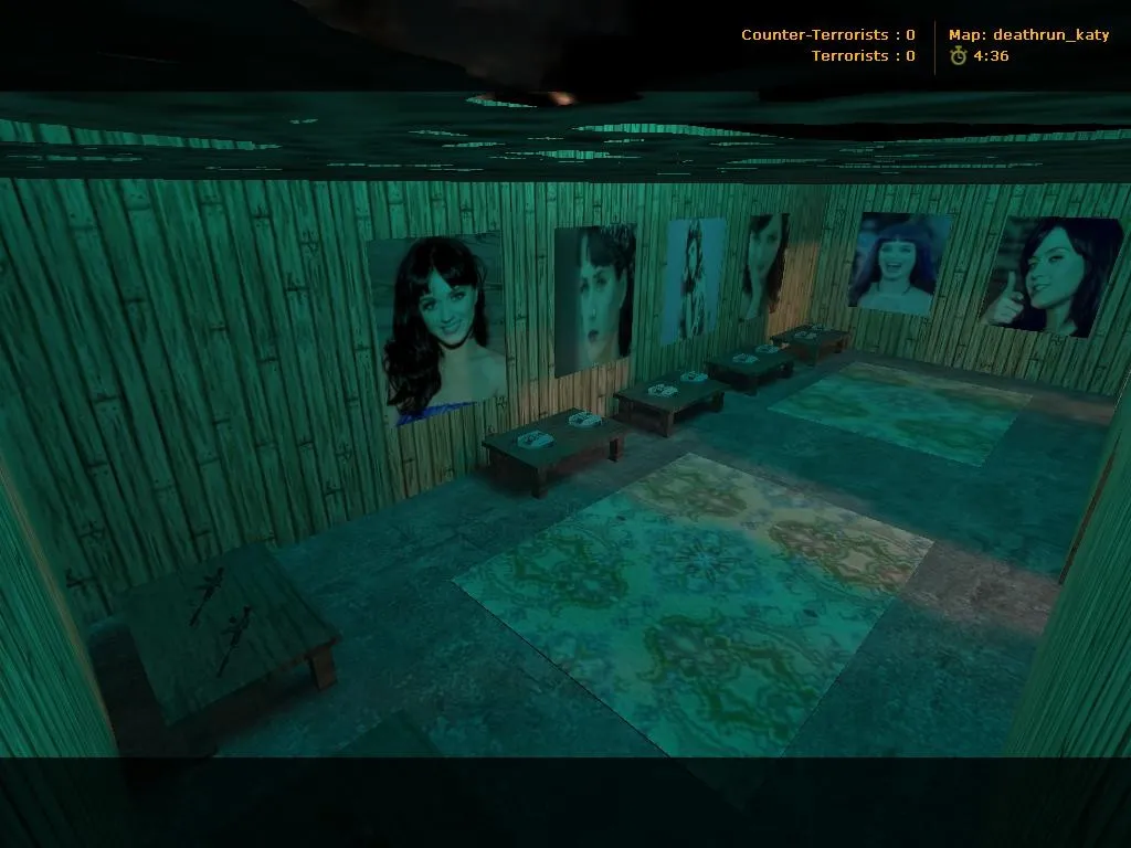Скриншот  Карты deathrun: deathrun_katy для CS 1.6 — ловушки, тайминги и точки для игры без лагов