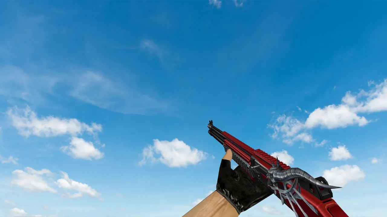 Скриншот Модель XM1014 «Balrog XI Red» для CS 1.6 - Точная настройка