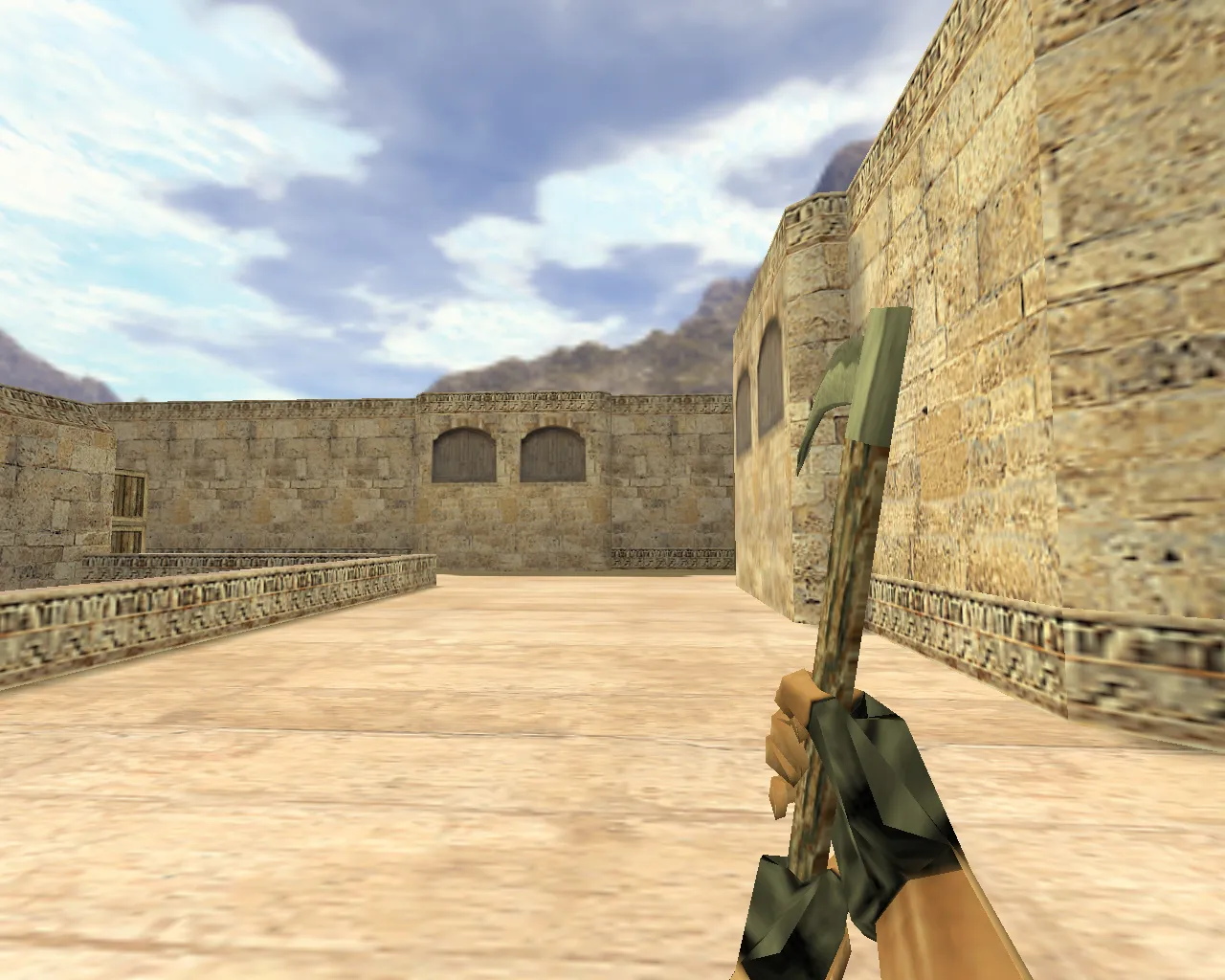 Скриншот Модель «Коса» v_knife для CS 1.6: p_ и w_ модели, звуки и анимация осмотра