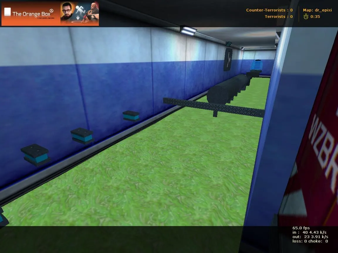 Скриншот  deathrun_epixi для CS 1.6: карта deathrun, точки, ловушки, .nav, оптимизация и запуск без вирусов