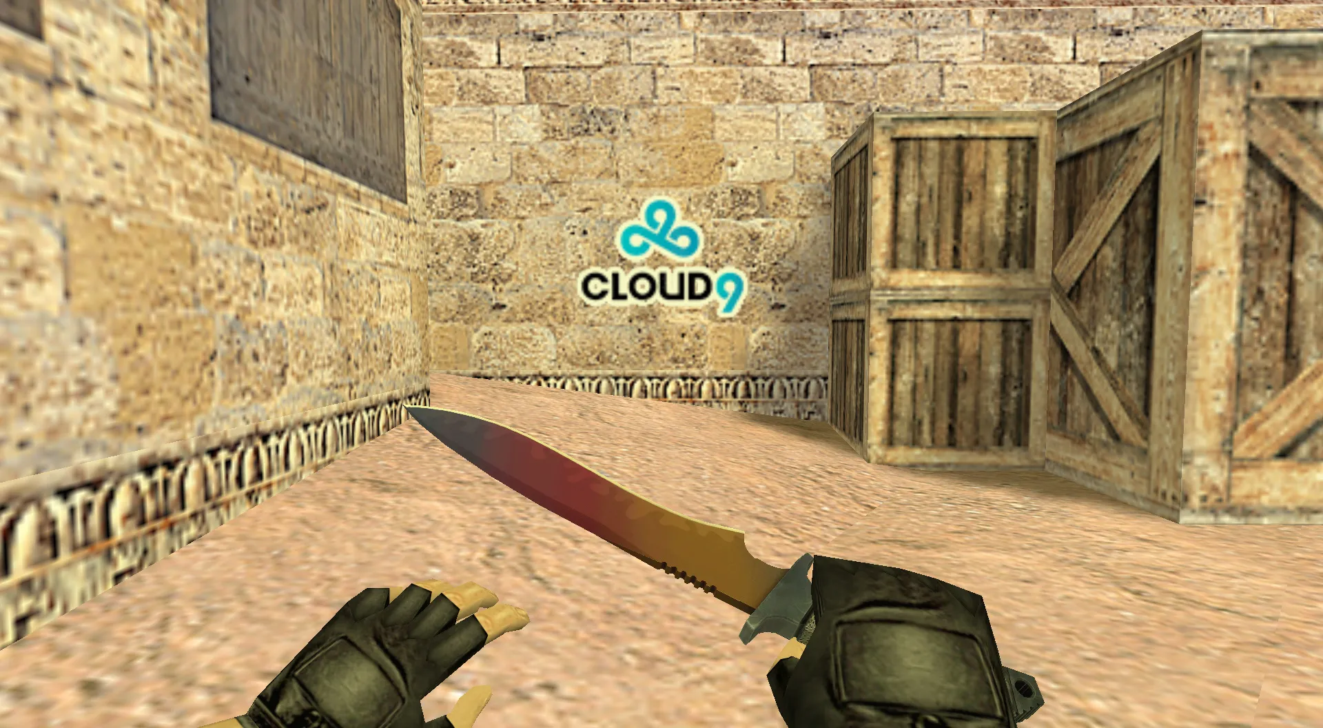 Скриншот Граффити «Cloud9 Logo» для CS 1.6 - Киберспорт на максимум!