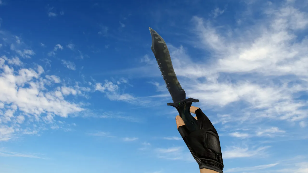 Скриншот Модель ножа v_ для CS 1.6: «Classic Offensive» — p_ w_ модели, звуки, анимация осмотра и качество текстур