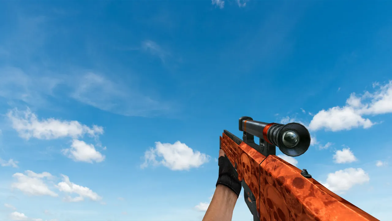 Скриншот Модель «HK G11 Default Orange Skull» для CS 1.6: Подробности и особенности