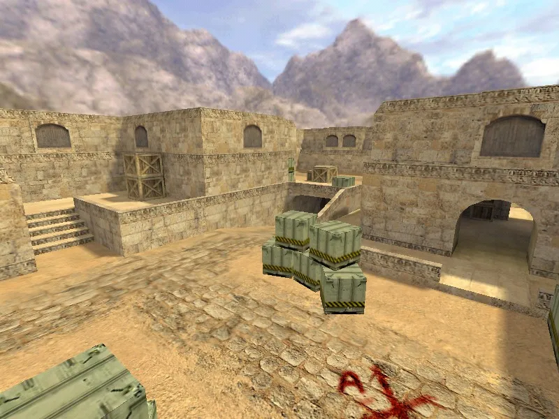 Скриншот Карта de_dust_ng для CS 1.6: точки, раунды за Т/КТ, .nav для ботов, оптимизация wpoly/epoly